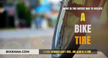 Quickly Deflate Your Bike Tire: The Ultimate Guide