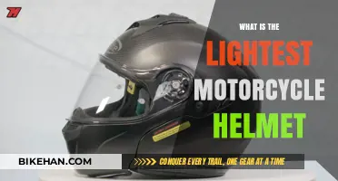 Unveiling the Featherweights: A Guide to the Lightest Motorcycle Helmets