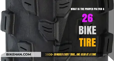 Optimal Inflation: Finding the Perfect PSI for Your 26-Inch Bike Tire