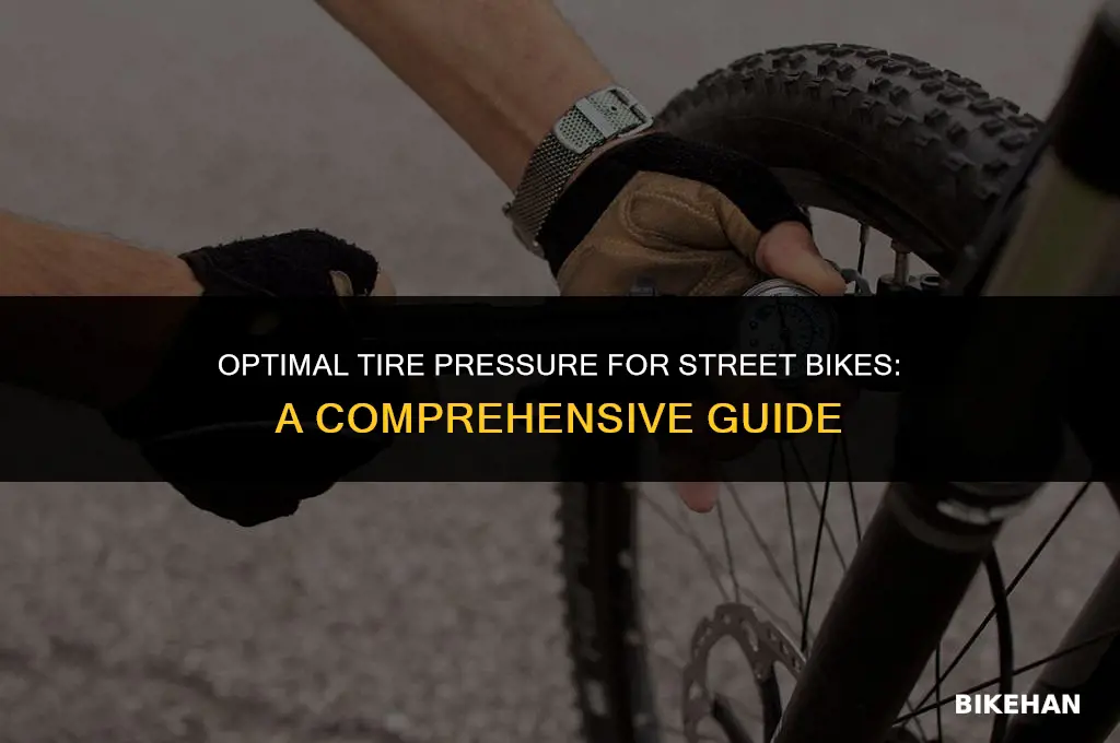 what is the recommended tire pressure for a street bike