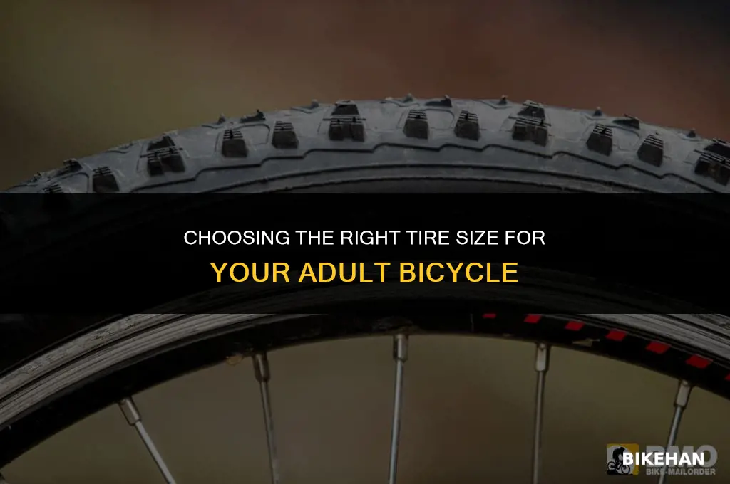 what is the tire size for an adult bike