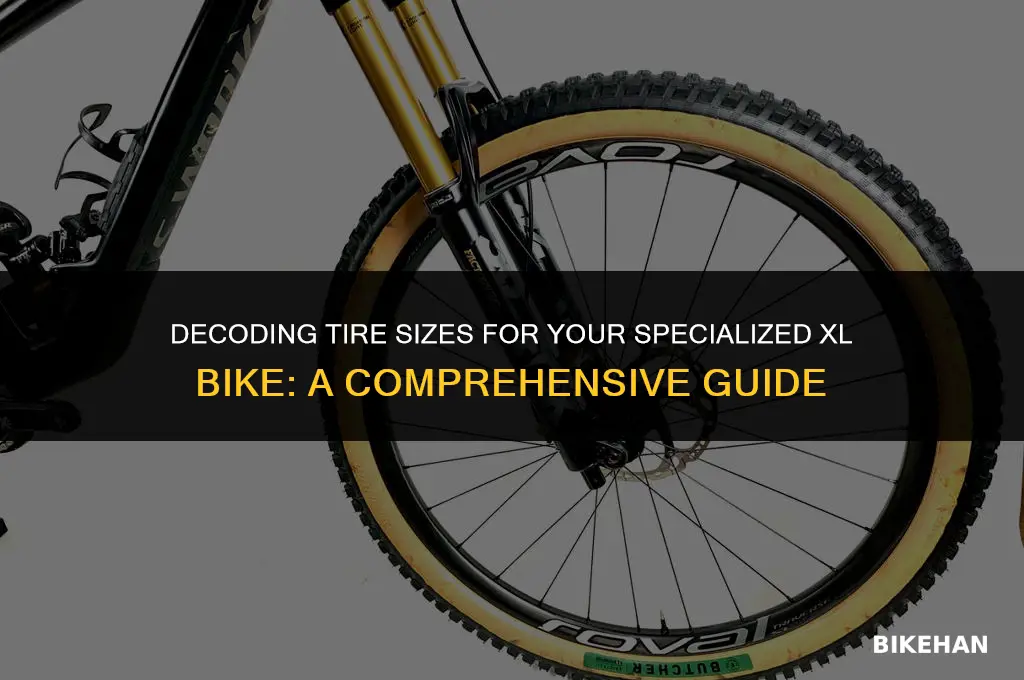 what is the tire size for specialized xl bike