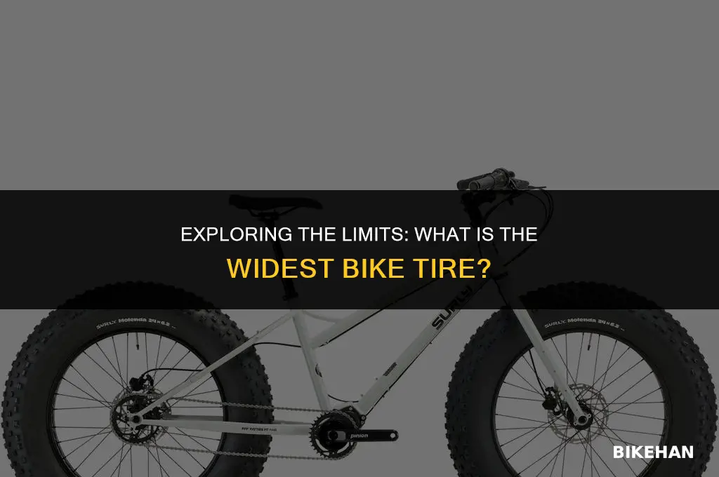what is the widest bike tire