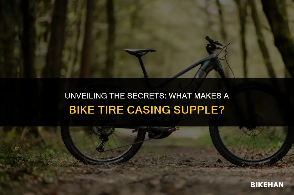 what makes a bike tire casing supple