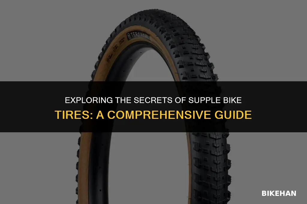 what makes a bike tire supple