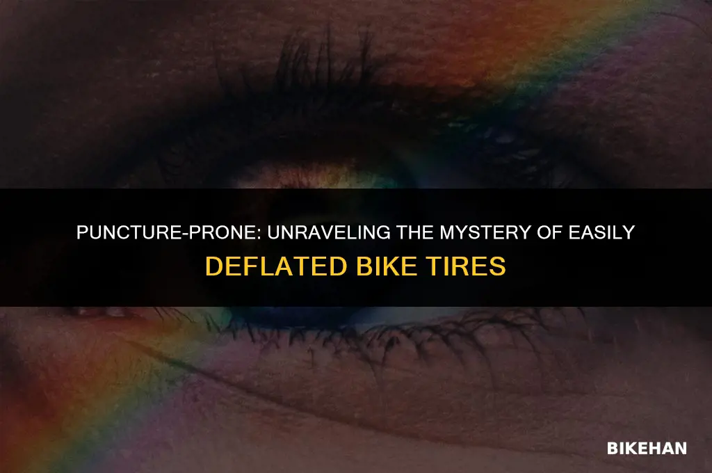 what makes bike tires go flat so easy