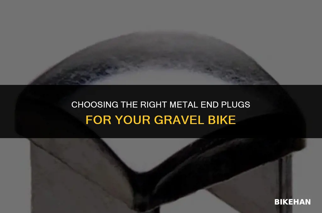 what metal end plugs you use gravel bike