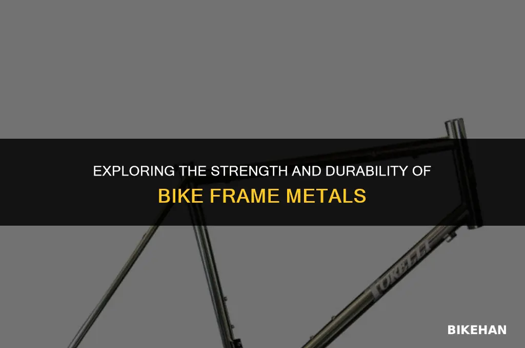 what metal is used for bike frames