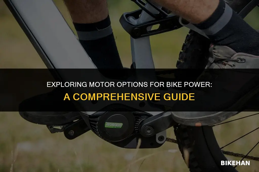 what motor can be used for bike power