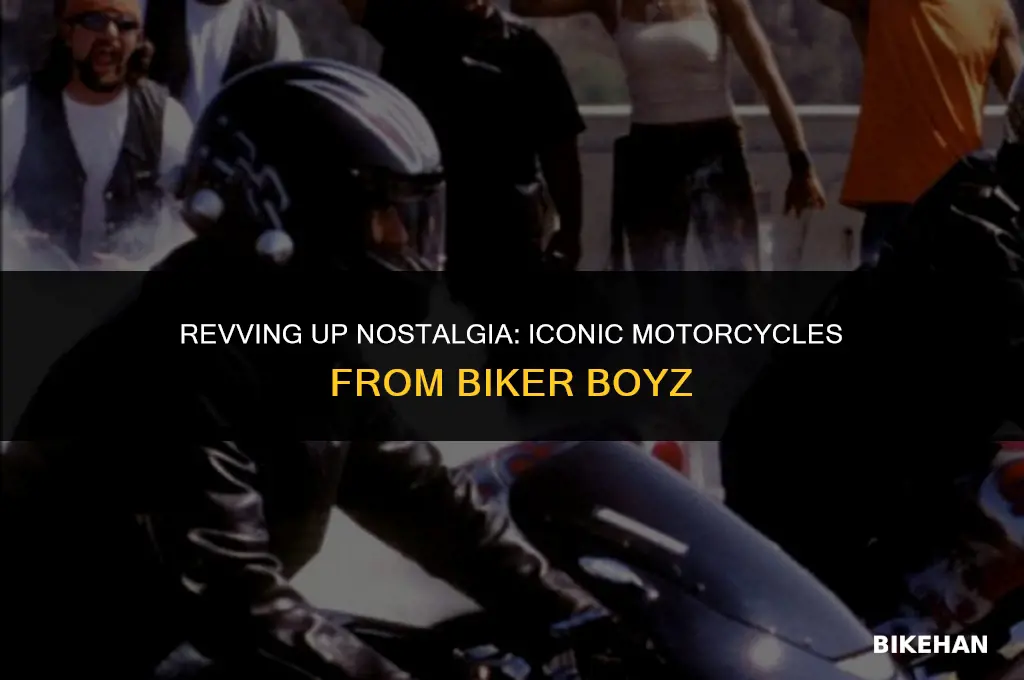 what motorcycles were used in biker boyz