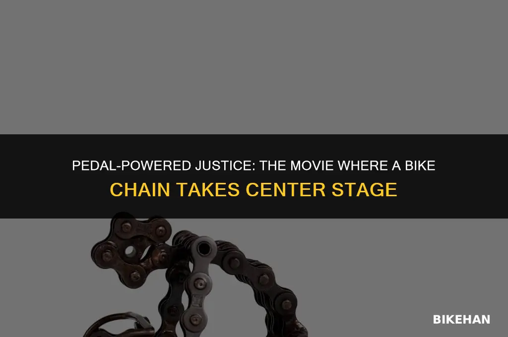 what movie does he use a bike chain to beat