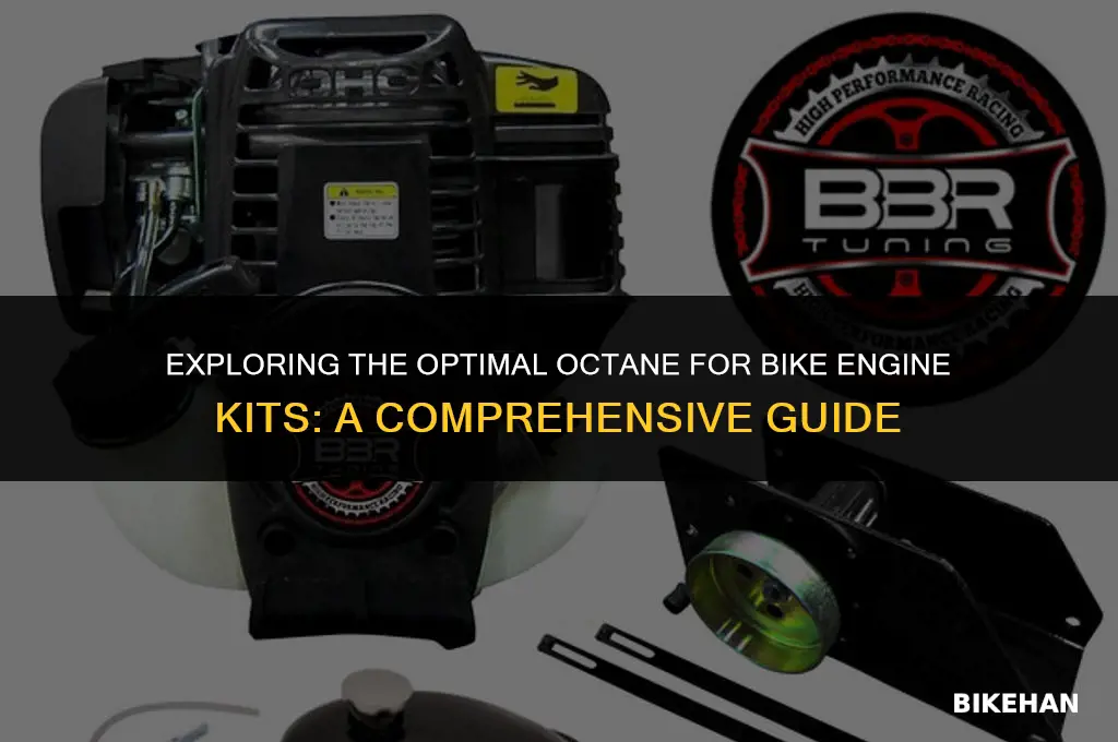 what octane do bike engine kits use