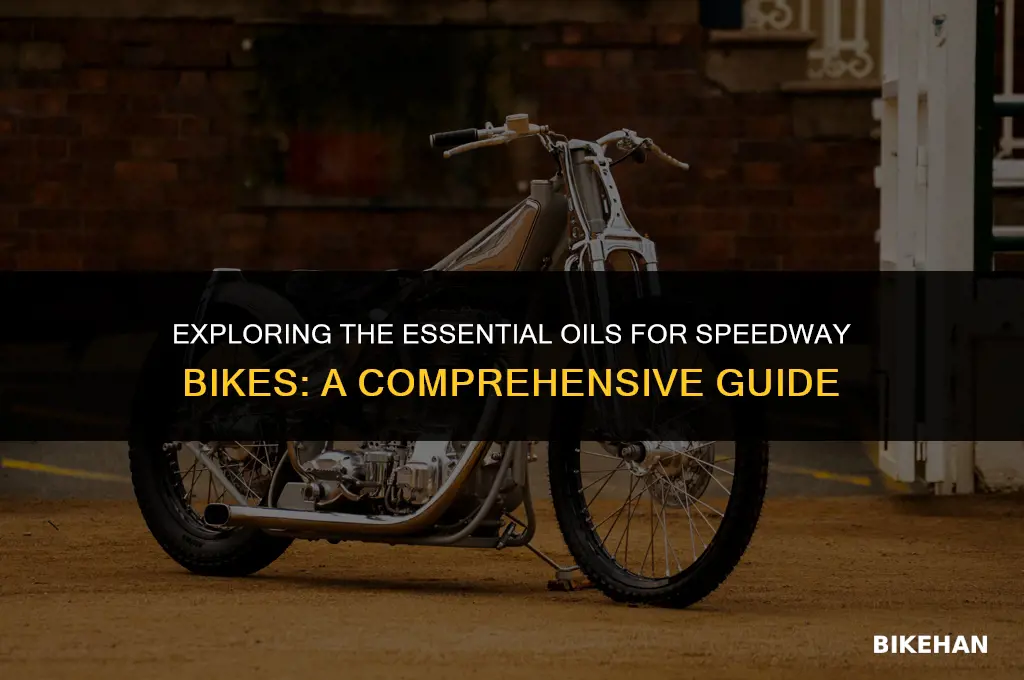 what oil do speedway bikes use