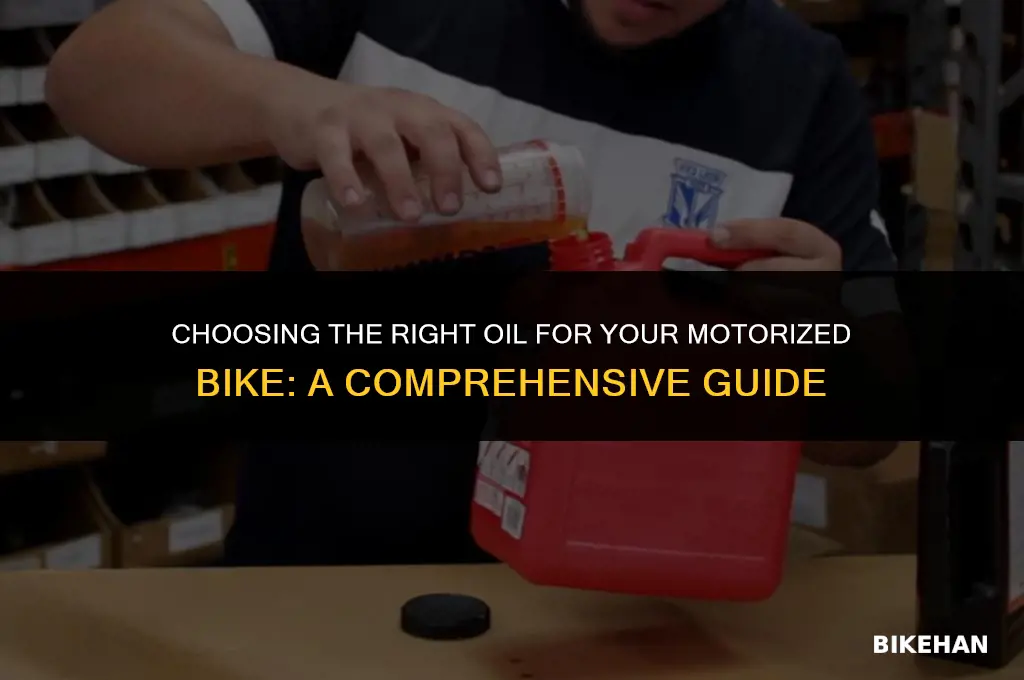 what oil to use for motorized bike