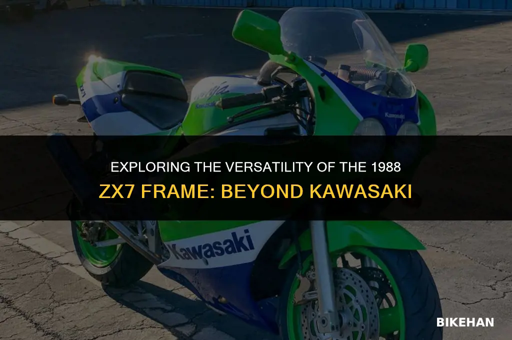 what other bike uses the 1988 zx7 frame