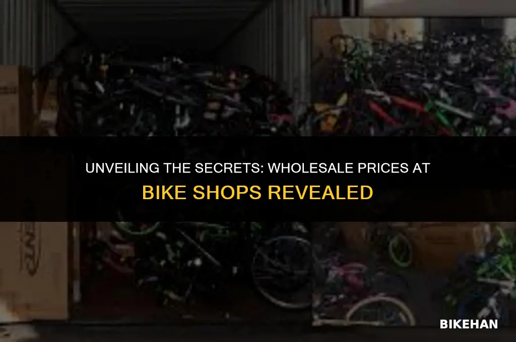 what prices do bike shope get their bikes for
