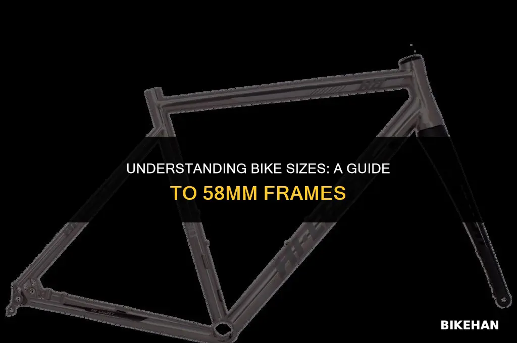 what size is 58mm bike