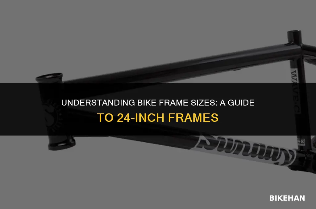 what size is a 24 inch bike frame