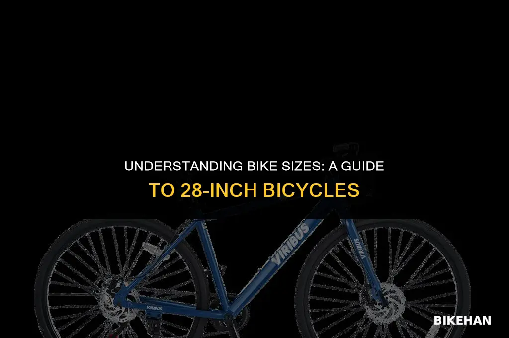 what size is a 28 in bike