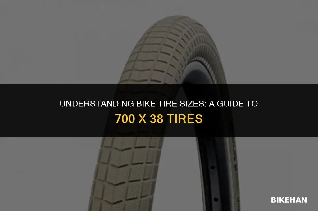 what size is a 700 x 38 bike tire