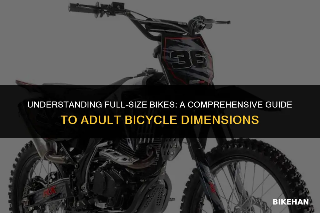 what size is a full size bike