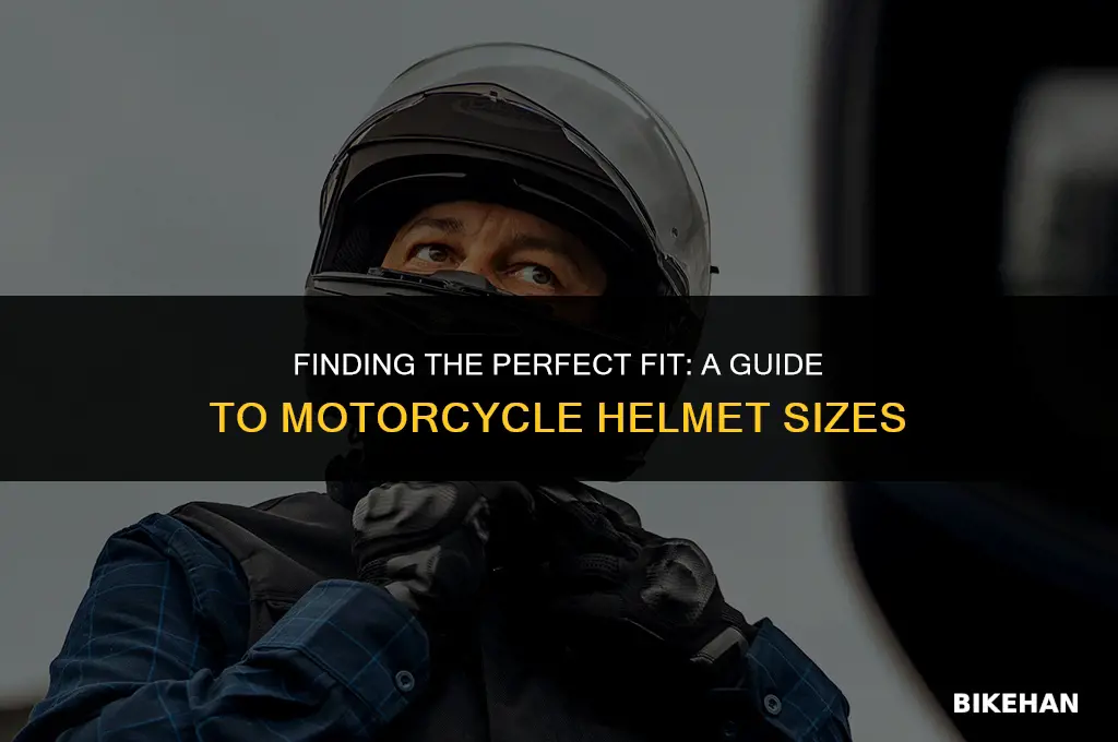 what size of motorcycle helmet do i need