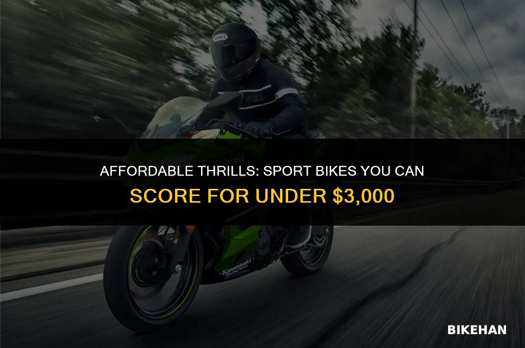 what sport bikes can you get for 3k