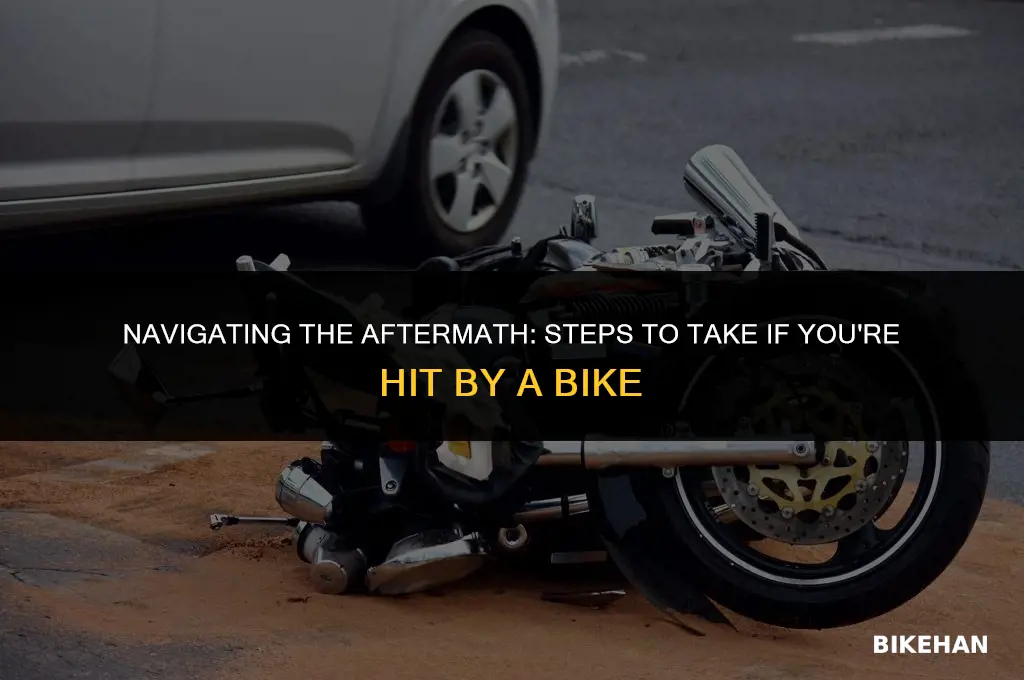 what to do if you get hit by a bike