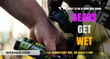 Pedal Smoothly Again: Solutions for Wet Bike Chain Gears