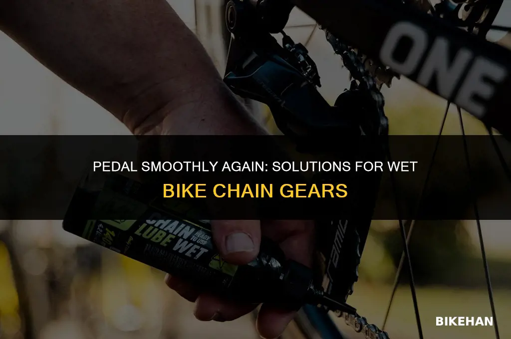 what to do if your bike chain gears get wet