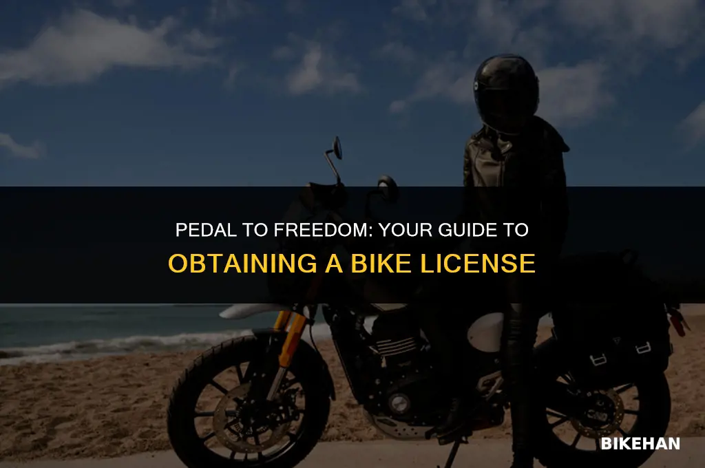 what to do to get bike license