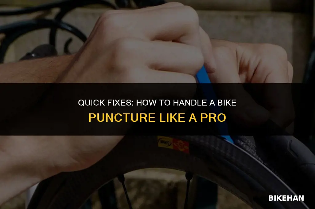 what to do when you get a bike puncture