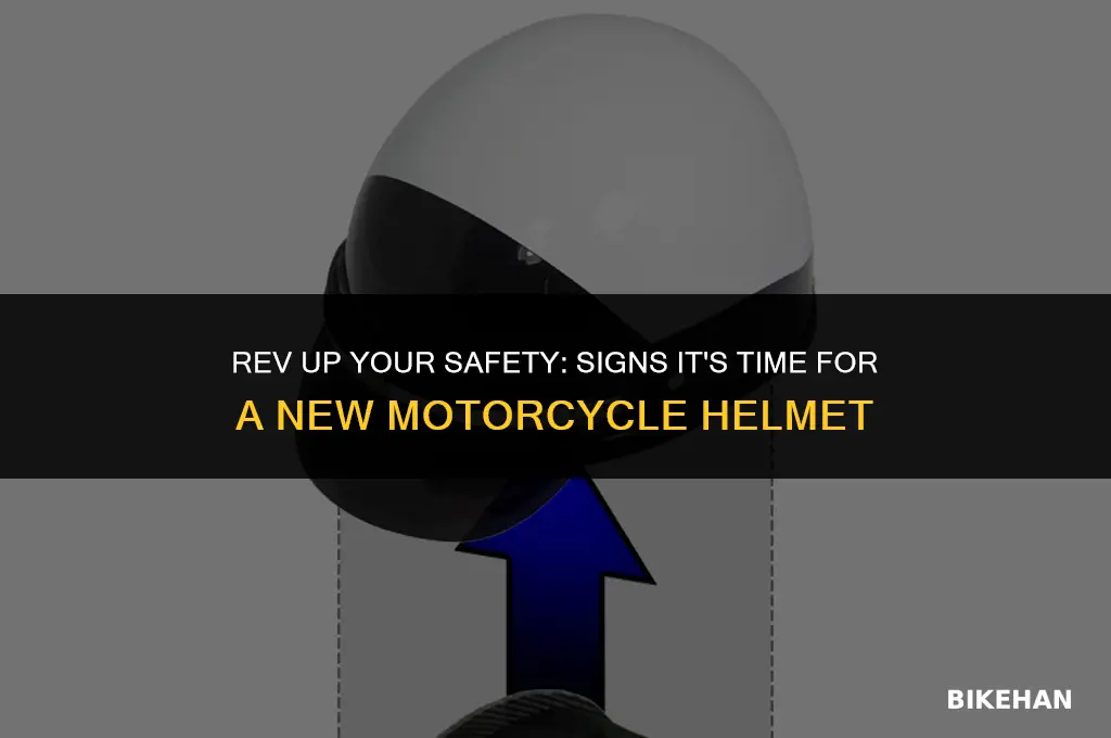 when to replace helmet motorcycle