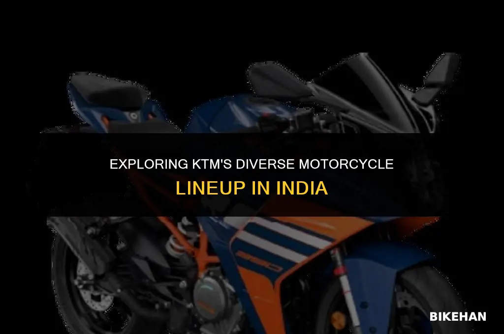 which bikes does ktm make in india